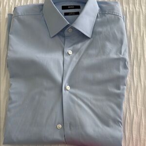 Hugo Boss Men's Light Blue Dress Shirt